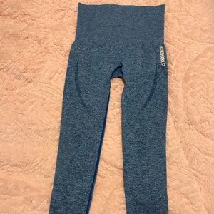 Gymshark ORIGINAL Seamless Leggings- Marl Blue, S